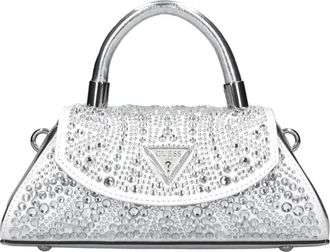 Guess Tassen, Dames, Grijs, ONE Size, Leer, Beauvoir Tas met Handvat