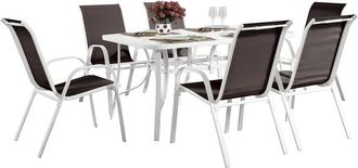Habitat et Jardin Habitat Et Jardin - Conjunto De Jard&iacute;n Mesa + 6 Sillas De Textileno c&oacute;rdoba - Topo