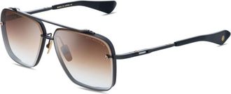 Dita Eyewear Mach-Six Double Bridge Large Square Sunglasses