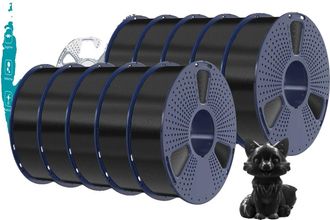 OEM Filamento Para Impresora 3d, Alta Resistencia, Petg, Sin Burbujas, 10 Kg, Negro
