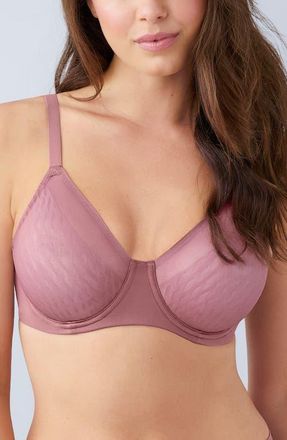 Wacoal Elevated Allure Full Coverage Underwire Bra in Rose Brown at Nordstrom, Size 38Ddd
