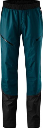 Gonso Fahrradhose GONSO Save Pants Therm, Damen, Gr. 6XL, Normalgr&ouml;ssen, blau (fossil blau), 100% Polyester, Hosen Fahrradhose, Gef&uuml;tterte Regenhose f&uuml;r seh