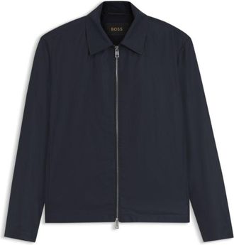 BOSS Coated-fabric jacket with water-repellent finish