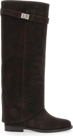 Via Roma 15 4668 Boot - Dames - Hoge Laarzen - Bruin - 37 1/2 EU - Su&egrave;de - Schoenen