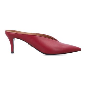 Stella McCartney Mule 65 - Dames - Muiltjes - Rood - 38 1/2 EU - Leer - Schoenen