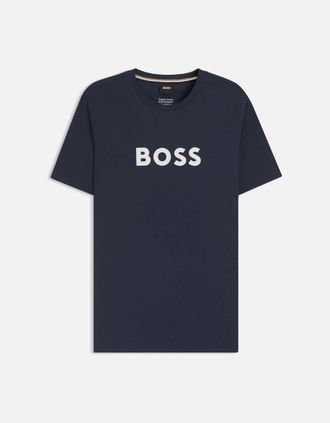 HUGO BOSS Mens Beach T-Shirt - Navy - Size: 36