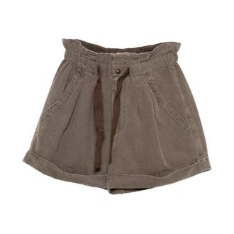Isabel Marant Short Nirma - female - Marant &eacute;toile - Short Shorts - Gray - M - Shorts