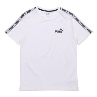 Puma Taping Logo T-Shirt White 532557-02