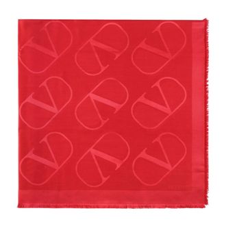 Valentino Scarves, female, Red, Size: ONE SIZE Scarf
