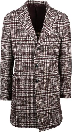 Luigi Bianchi Mantova Cappotto - Heren - Mantel - Veelkleurig - L - Wol - Jassen