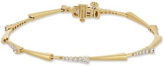 Bony Levy Audrey Diamond Tennis Bracelet in 18K Yellow Gold at Nordstrom, Size 7