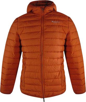 Aquascutum Unisex Mens Hooded Active Padded Jacket (Rust Orange) - Size X-Large