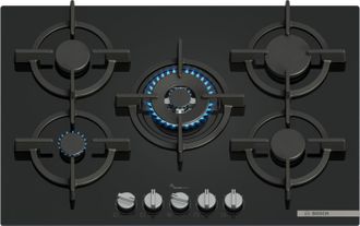 Bosch Serie 6 Ppq7a6i10 Hobs Negro Integrado 75 Cm Encimera De Gas 5 Zona(s)