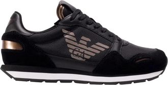 Emporio Armani X4X215 Xm 561 - Heren - Sneakers - Zwart - 42 1/2 EU - Schoenen