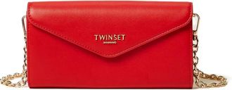 Twin-Set chain mobilephone mini bag - women - Polyurethane/Polyester - One Size - Red