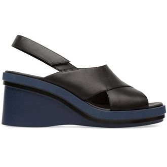 Camper Kyra K200964 Leather Womens Slingbacks Sandals - Black - Size:UK 4