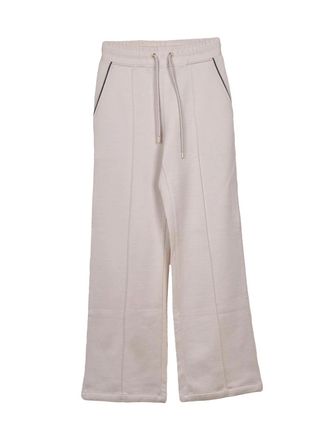 Eleventy Cotton Silk Elastane Trousers - Beige