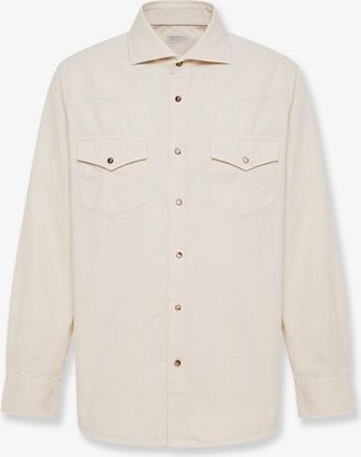 Brunello Cucinelli Camicia in velluto a coste - BRUNELLO CUCINELLI - gender_Man