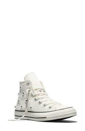Converse Chuck Taylor All Star Beaded Low Top Sneaker in Egret/Black/Egret at Nordstrom, Size 5.5 Womens