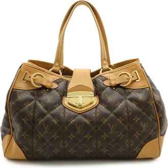 Louis Vuitton Brown Monogram Monogram Shoulder Bag Tote Bag (Pre-Owned)