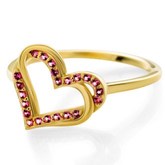 Orphelia Cecilia Dames 925 Sterling Zilveren Ring - Goud ZR-7584/R