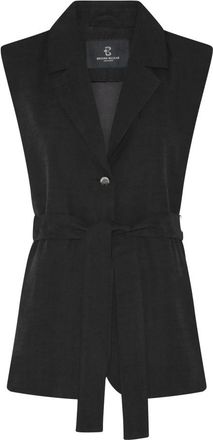 Bruuns Bazaar Blazers - Dames - Blazers - Zwart - S - Leer - Jassen