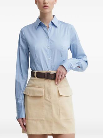 HUGO BOSS Overhemd met knopen - Blauw