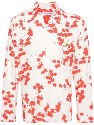 Orlebar Brown Ridley Plum Blossom shirt - White