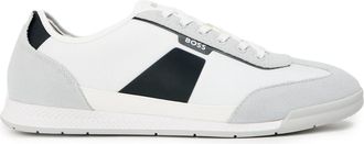 HUGO BOSS Mens Nitan Lowp Nymith 10271652 01 Low Top Trainers in Open White - Size UK 12