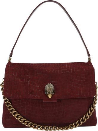 Kurt Geiger Tassen, Dames, Rood, ONE Size, Leer, Extra Large Celia Schoudertas