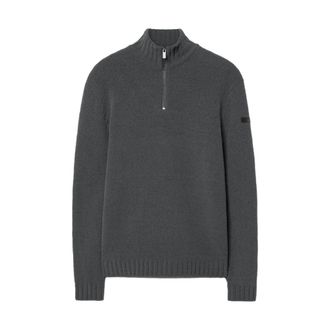 Roberto Ricci Design Cinematt Half-Zip Sweater - Knitwear - Hombre - Gris - XL