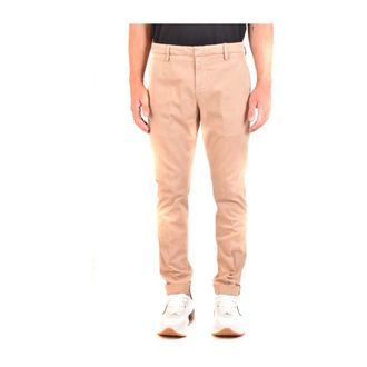 Dondup Chinos, male, Beige, W35, Beige Cotton Trousers Fw21