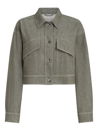 Brunello Cucinelli Jack met knopen en monili-detail - Groen
