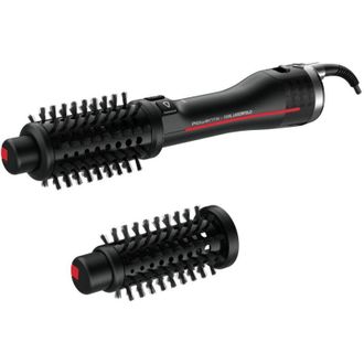 Rowenta X Karl Lagerfeld K/Pro Stylist CF961L - Spazzola de Air, Movimento girevole automatico, Asciugatura simultanea, 2 temperature, Riduce il crespo