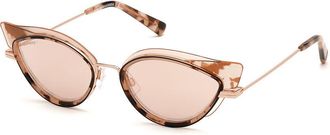 Dsquared2 DQ0336 55U Womens Sunglasses Tortoiseshell Size 54