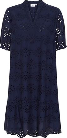Saint Tropez GeleksaSZ Jurk - Dames - Jurken - Blauw - Maat: XS Katoen
