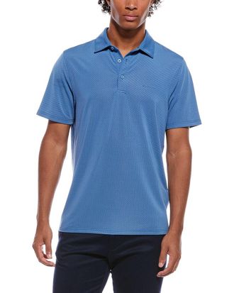Ben Sherman Dobby Jacquard Tech Pique Sport Fit Polo Shirt