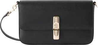 Furla Tassen, Dames, Zwart, ONE Size, Leer, Iride S Crossbody