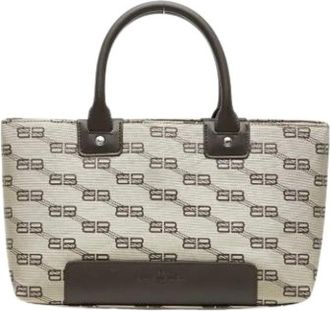 Balenciaga Pre-owned Handbags, female, Multicolor, Size: ONE SIZE Pre-owned Canvas Handbag