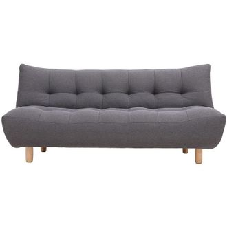 Miliboo Divano convertibile design scandinavo grigio scuro YUMI