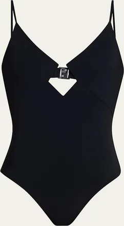 Zimmermann Diamond Wire One-Piece Swimsuit