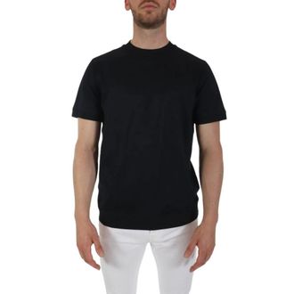 Karl Lagerfeld Tops, Heren, Blauw, M, Katoen, Logo T-shirt