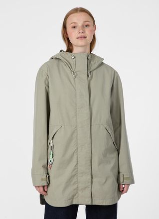 Ragwear Parka RAGWEAR LAMYJA B, Damen, Gr. XXL, dusty olive, Web, Obermaterial: 68% Baumwolle, 32% Polyamid, unifarben, Po-bedeckend, Jacken Parka, Baumwollmi