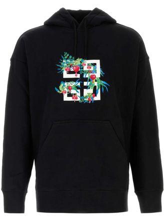 Givenchy 4G-motif hoodie - men - Cotton - S - Black