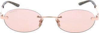 Gucci Zonnebril - Dames - Accessoires - Roze - Maat: ONE Size