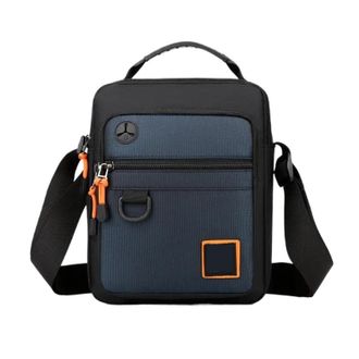 Generic Compatible For Mens Shoulder Bag Man Waterproof Messenger Crossbody Bags(Blue)