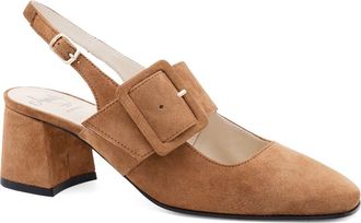 Amalfi By Rangoni Selva Slingback Pump in Toasted Suede at Nordstrom, Size 6.5