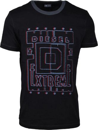 Diesel Tops, Heren, Zwart, M, Katoen, Diesel tshirt