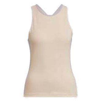 adidas (WMNS) adidas Hyperglam Tank Top Asia Sizing Beige HZ6953