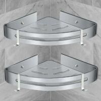 OEM Estante Esquinero Para Ducha, Estante De Ba&ntilde;o Sin Taladrar, Cesta De Almacenamiento De Ducha De Aluminio Adhesiva Para Montaje En Pared, Organizador D